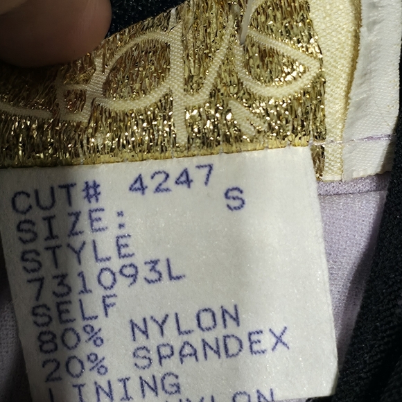 Cache Black Maxi Dress with Purple Floral Accents - Picture 11 of 16